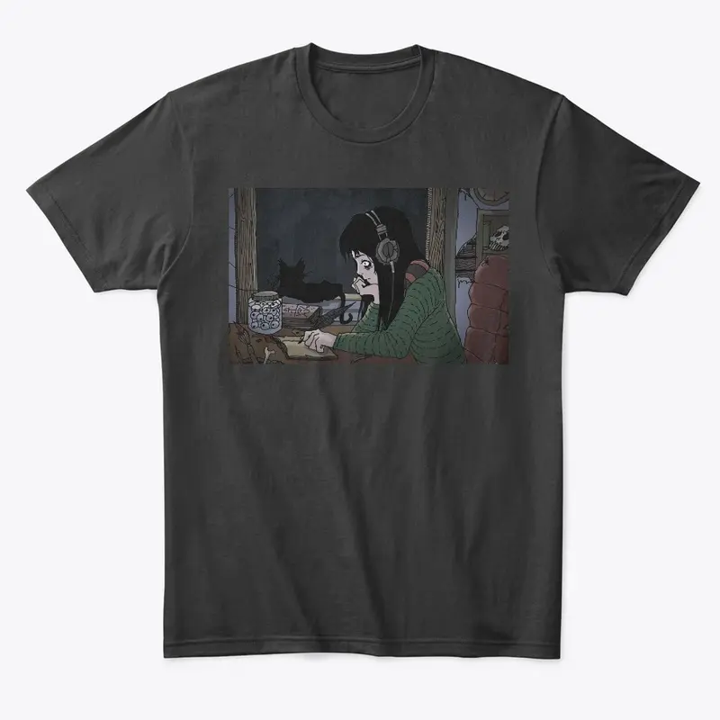 Dark Lofi Girl Tee